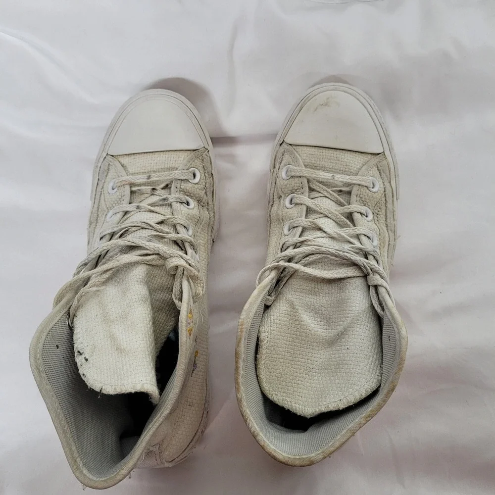 Converse Chuck Taylor All Star Move Platform High Top Floral Ivory A05068C